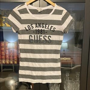 GUESS Los Angeles 1981 Striped Tee
